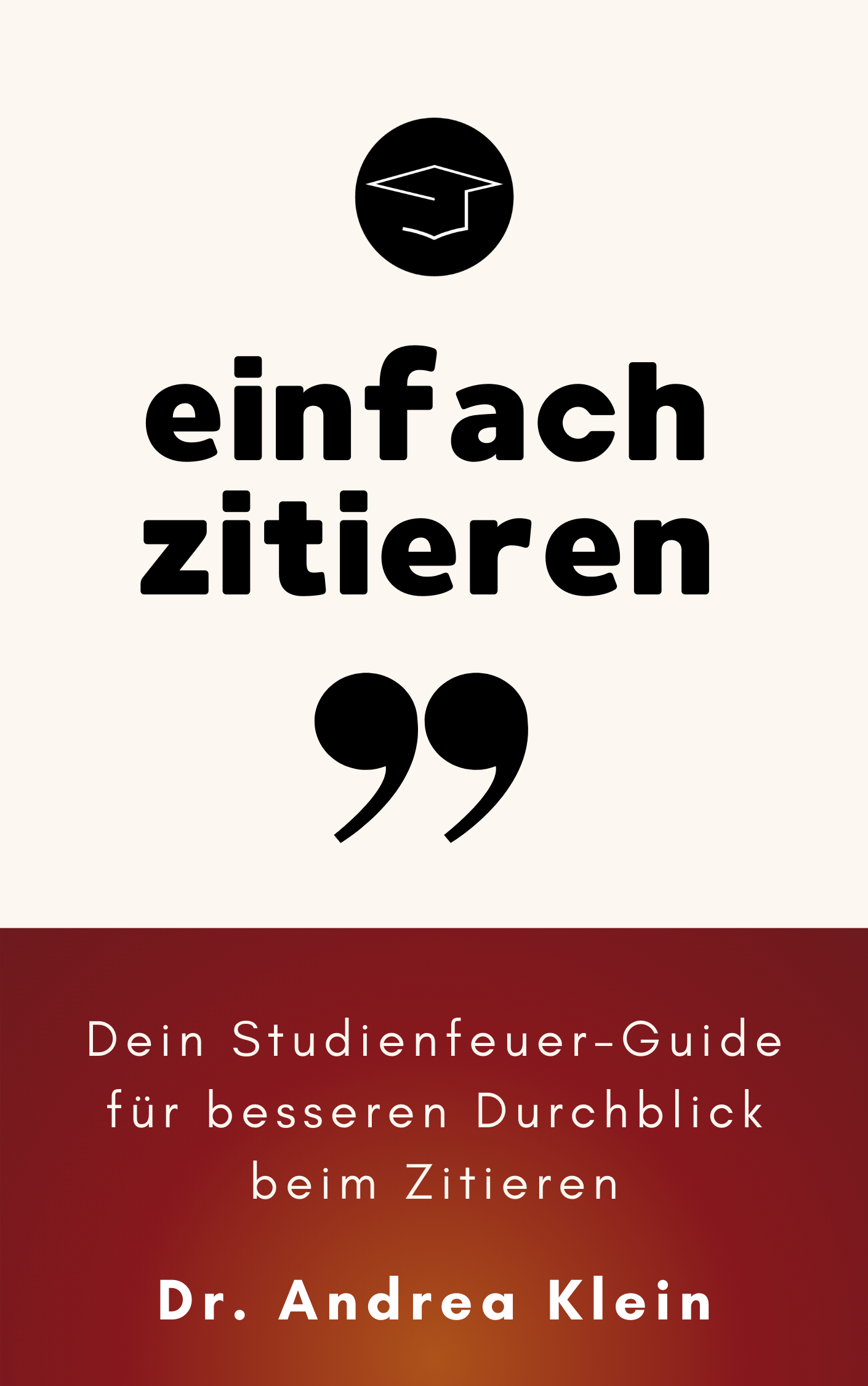 Cover "einfach zitieren"-Guide